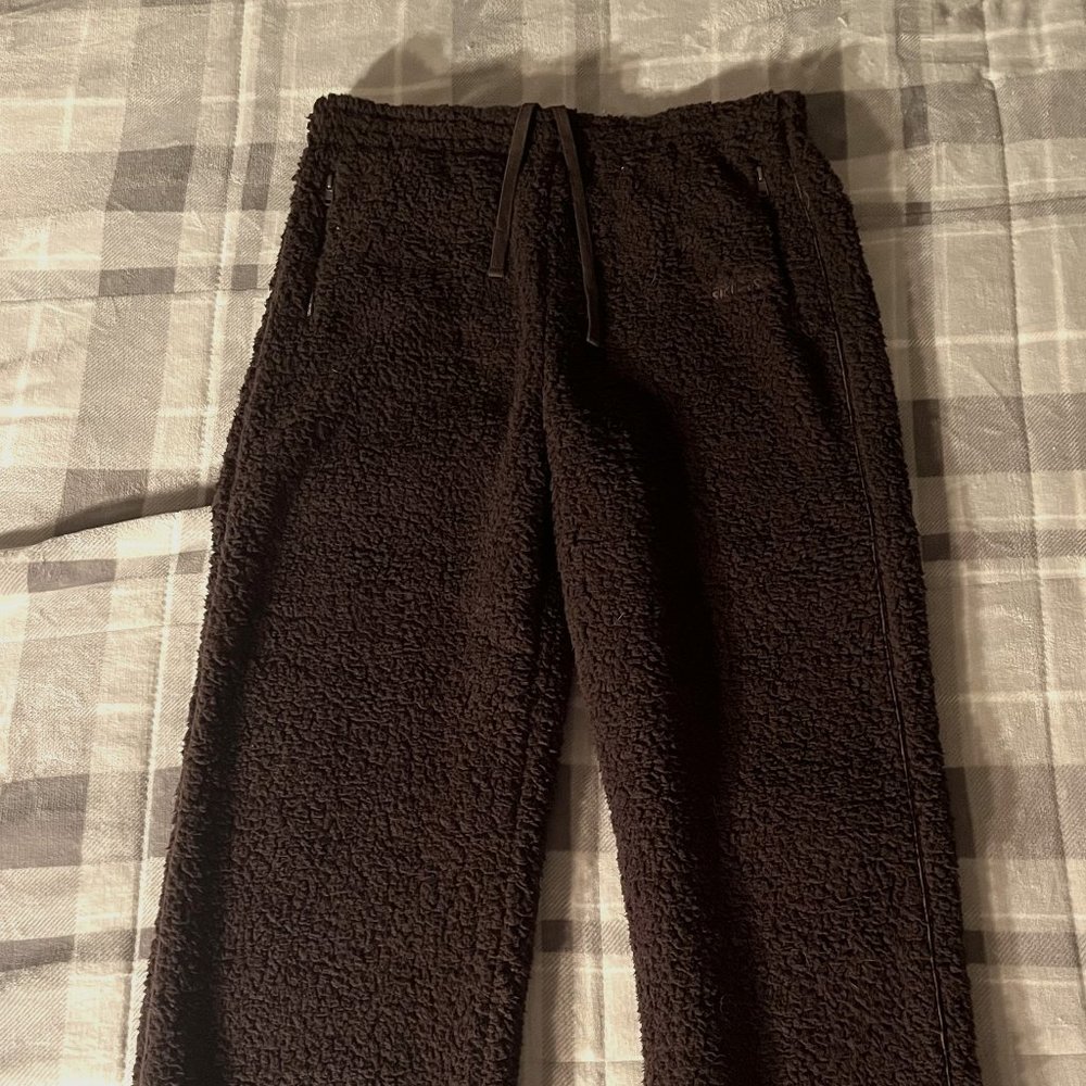 SKIMS Teddy Track Pants Espresso (Large)